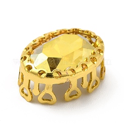 Oval Shaped Sew on Rhinestone&nbsp;GLAA-C024-05G
