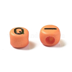 Opaque Acrylic Beads&nbsp;OACR-R005-02C