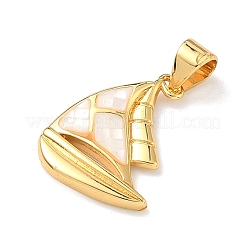 Brass Enamel Pendants&nbsp;KK-H534-04G-01