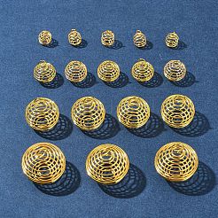 20Pcs 4 Styles Iron Wire Pendants&nbsp;IFIN-FS0001-46G