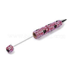 Polymer Clay Rhinestones Ball-Point Pen&nbsp;OFST-D300-05P-N