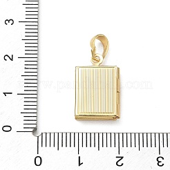 Brass Locket Pendants&nbsp;KK-CBAD360-15G-02
