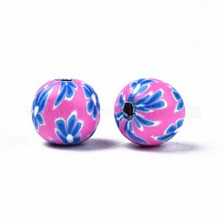 Handmade Polymer Clay Beads&nbsp;CLAY-S092-71