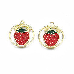 Alloy Enamel Pendants&nbsp;ENAM-S126-102-A-RS