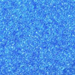 TOHOラウンドシードビーズ  日本製シードビーズ  （3)つの透明なアクアマリン  11/0  2.2mm  穴：0.8mm  約1110PCS /ボトル  10 G /ボトル&nbsp;SEED-JPTR11-0003