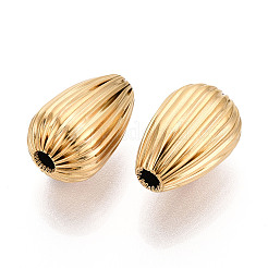 Textured 304 Stainless Steel Beads&nbsp;STAS-T072-12G