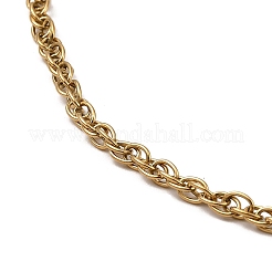 304 Stainless Steel Mesh Chain Necklace&nbsp;BJEW-B072-02G