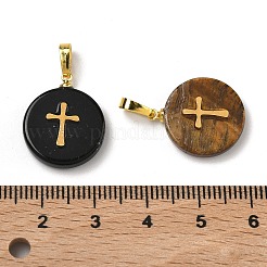 Natural Mixed Gemstone Pendants&nbsp;G-K385-16G