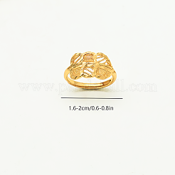 Adjustable Vintage Brass Open Cuff Rings for Women&nbsp;TS0392-2