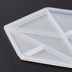 DIY Triangle & Trapezoid & Rhombus Tangram Pieces Display Decoration Silicone Molds&nbsp;LS-DIY-G067-05D