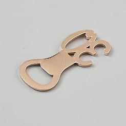 合金ビール栓抜き  誕生日番号 30  ライトゴールド  85x37.5x4.5mm&nbsp;AJEW-WH20072-61A