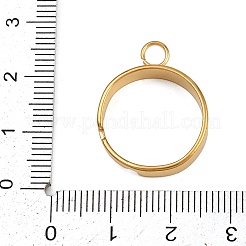 304 Stainless Steel Loop Ring Base&nbsp;LS-STAS-G363-13G-03