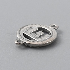 Zinc Alloy Crystal Rhinestone Connector Charms&nbsp;ALRI-WH0005-17E-P