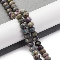 Natural Ruby in Zoisite Beads Strands&nbsp;G-K380-A60-05
