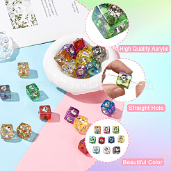 30Pcs Imitation Jelly Acrylic Beads&nbsp;OACR-SC0002-46