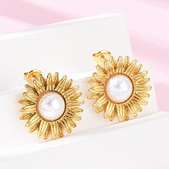 304 Stainless Steel Stud Earrings&nbsp;EJEW-G423-31B-G