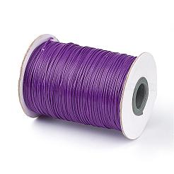 韓国のワックスポリエステルコード  暗紫色  1mm  約85ヤード/ロール&nbsp;YC1.0MM-A146