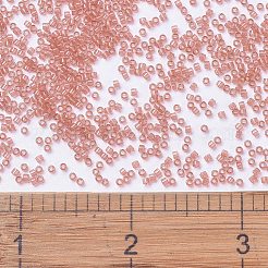 MIYUKIデリカビーズ  シリンダー  日本製シードビーズ  11/0  （db1412)透明サーモン  1.3x1.6mm  穴：0.8mm  約8000個/40g&nbsp;LS-SEED-J020-DB1412