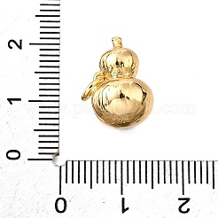 Brass Micro Pave Cubic Zirconia Shell Pendants&nbsp;KK-D356-17G