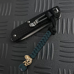 Outdoor EDC Tool Brass Parachute Rope European Beads&nbsp;KK-WH0066-03AB