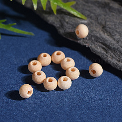 Unfinished Natural Wood Beads&nbsp;WOOD-PH0001-09A