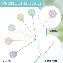 4Boxes 4 Styles Iron Pins&nbsp;FIND-CP0003-03