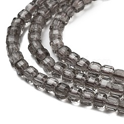 Natural Ice Obsidian Beads Strands&nbsp;G-H042-B38-01