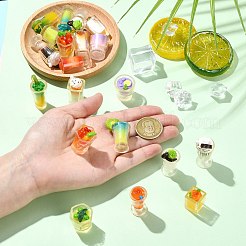 20Pcs 10 Styles Resin Cool Drink Miniature Display Decorations&nbsp;DJEW-CJ0001-22