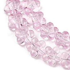 Transparent Glass Beads Strands&nbsp;GLAA-H038-02A