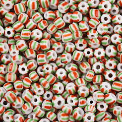 6/0 Opaque Colours Seep Glass Seed Beads&nbsp;SEED-F003-04A-07