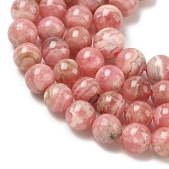 Natural Argentina Rhodochrosite Beads Strands&nbsp;G-L554-03A-02