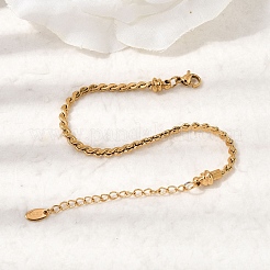 304 Stainless Steel Link Chain Bracelets for Women&nbsp;BJEW-A158-02D-G