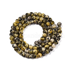 Dyed Natural White Jade Beads Strands&nbsp;G-T140-4mm-B04