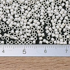 MIYUKIデリカビーズ  シリンダー  日本製シードビーズ  11/0  （db0551f）マットスターリングメッキ  1.3x1.6mm  穴：0.8mm  約2000個/10g&nbsp;X-SEED-J020-DB0551F