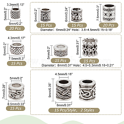 160pcs 10 Style Tibetan Style Alloy European Beads&nbsp;FIND-PH0010-69
