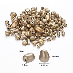 Plated Acrylic Beads&nbsp;MACR-YW0001-29G