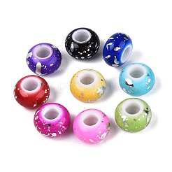 Baking Paint Opaque Acrylic European Beads&nbsp;OACR-Q200-33A