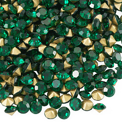 1 Bag Pointed Back Glass Rhinestone Cabochons&nbsp;RGLA-TADJ0001-01A-05