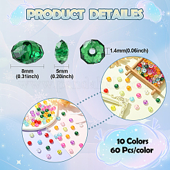 Transparent Acrylic Beads&nbsp;TACR-CJ0001-04