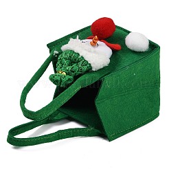 Non-woven Fabrics Christmas Snowman Candy Gift Tote Bags&nbsp;ABAG-C011-01B