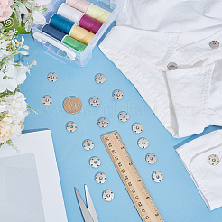 10Pairs Alloy Snap Buttons&nbsp;FIND-CY0001-53P