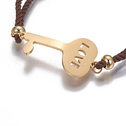 Adjustable Nylon Cord Bolo Bracelets&nbsp;BJEW-F374-B