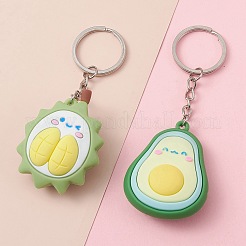 Fruit Theme PVC Pendants Keychain&nbsp;KEYC-YW0001-15