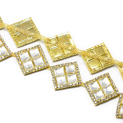 Wedding Dress Decorative Brass Rhinestone Chains&nbsp;CHC-R127-28