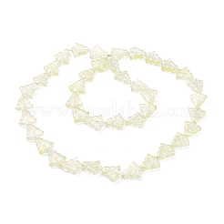 Transparent Electroplate Glass Bead Strands&nbsp;EGLA-C002-FR05