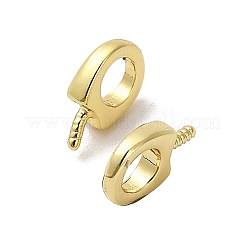 Rack Plating Brass Pendant Bails&nbsp;KK-S397-19A-G