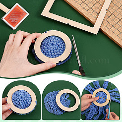 2Pcs Wooden Thread Winding Plate&nbsp;DIY-WH0888-026