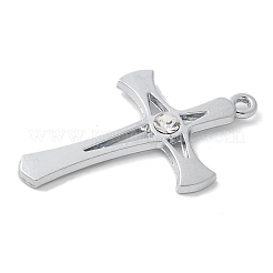 Alloy Rhinestone Pendants&nbsp;PALLOY-D290-13P