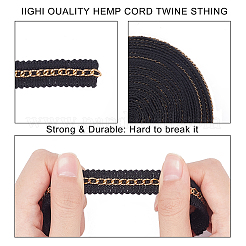 Polyamide Yarn Ribbon&nbsp;OCOR-WH0033-50