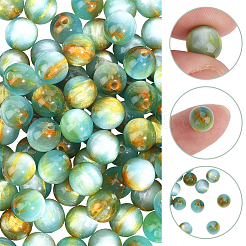 120Pcs Transparent Resin Beads&nbsp;RESI-PA0001-38A